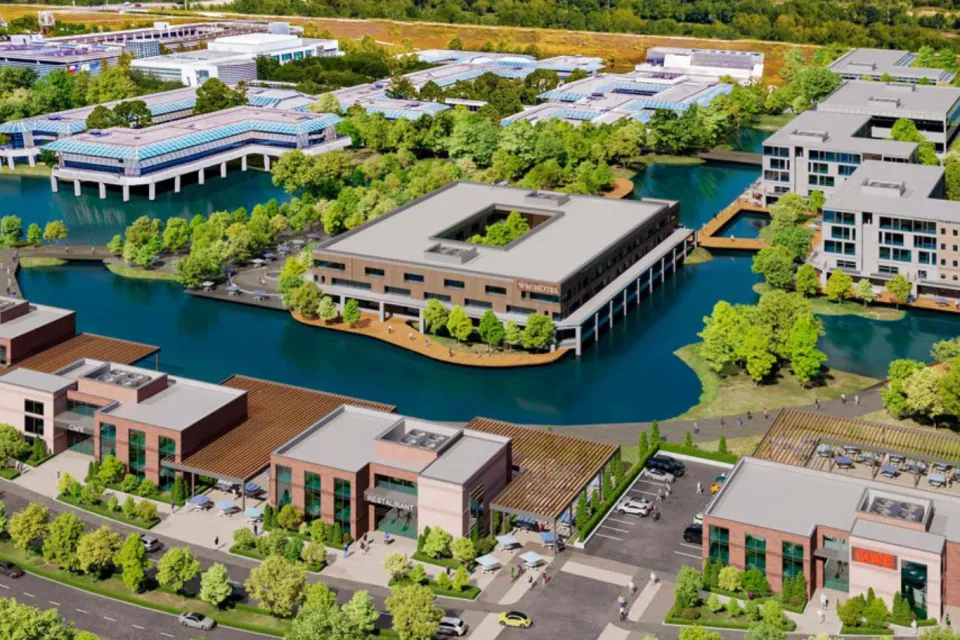 Rendering of Watermark District campus redevelopment